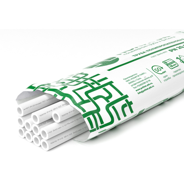 Труба PPRC PN 20 ф20*3,4 (белая) Труба PPRC PN 20 ф20*3,4 (белая)