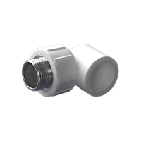 Угольник комб. 20*1/2 с нар. резьбой PPRC (Белый)