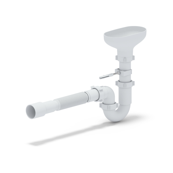 DR0115 Сифон Ани 1 1/2"х40 прям с разр.струи с г/т 40*40/50