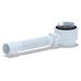 Е415C Сифон Ани для душевого поддона 1 1/2"*50*60 с гибкой трубой 375*40/50 хром