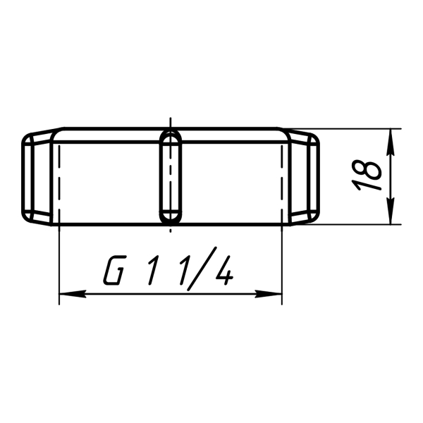М432 Гайка накидная 1 1/4 диам 32мм