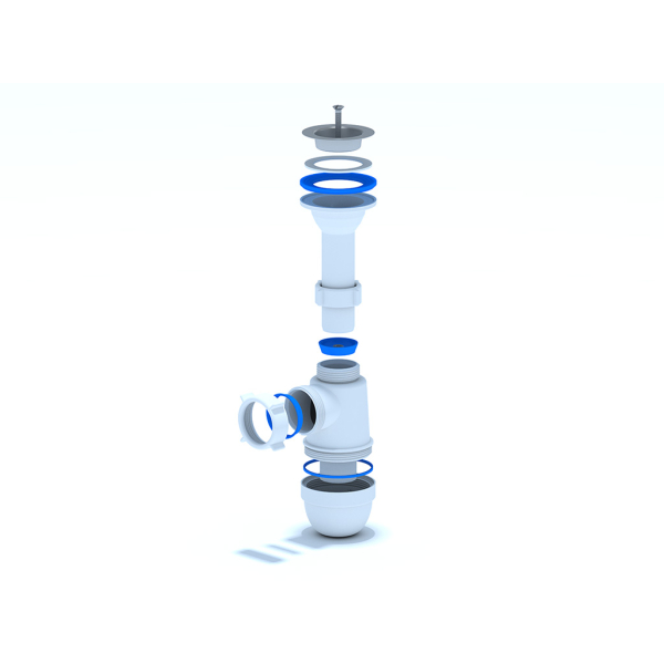 С0500 Сифон Ани 1 1/2"*40 с литым выпуском С0500 Сифон Ани 1 1/2"*40 с литым выпуском
