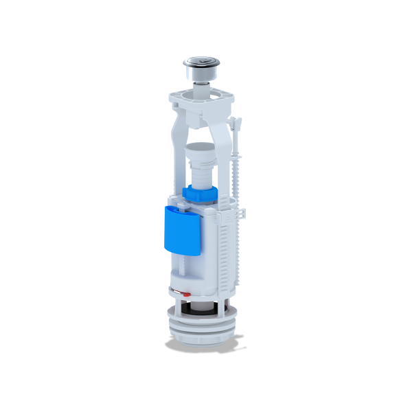 WС7050С Арматура сливн с двойной хром кнопкой