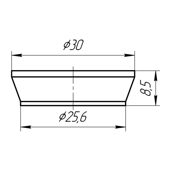 М025 Прокладка коническая 25 мм (упаковка 10шт.)