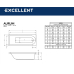 Ванна акриловая Excellent Aurum 180x80 с ножками