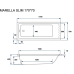Ванна акриловая Excellent Marella Slim 170x70 белый (без ножек)