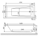 Ванна акриловая Excellent Wave 180x80 с ножками Ванна акриловая Excellent Wave 180x80 с ножками
