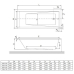 Ванна акриловая Excellent Wave Slim 180x80 с ножками
