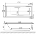 Ванна акриловая Excellent Wave Slim 180x80 с ножками