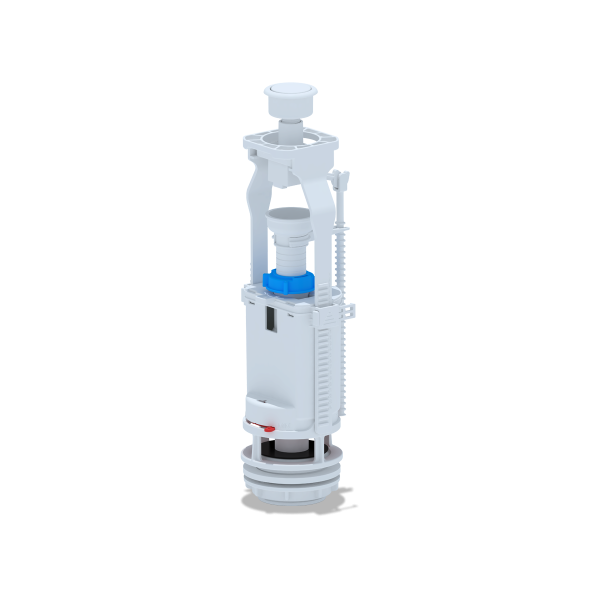 WС7010 Арматура спускная кнопка белая