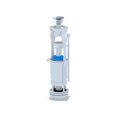 WС7030М Арматура спускная кнопка металлизированная эконом