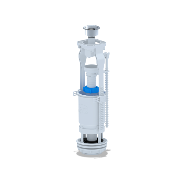 WС7030М Арматура спускная кнопка металлизированная эконом
