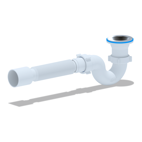 Е115 Сифон Ани д/душевого поддона 1  1/2"х40 с г/тр 40х50