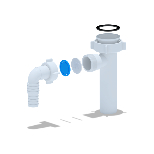 М120 Отвод стир.машины 1 1/2"х32