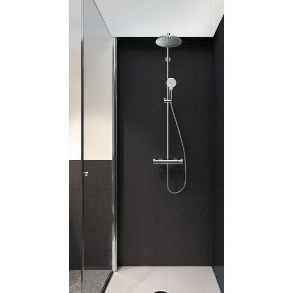 Душевая стойка с тропическим душем Hansgrohe Crometta S 240 1jet Showerpipe 27267000 Душевая стойка с тропическим душем Hansgrohe Crometta S 240 1jet Showerpipe 27267000