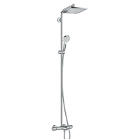 Душевая стойка Hansgrohe Crometta E 240 1jet Showerpipe 27298000 Душевая стойка Hansgrohe Crometta E 240 1jet Showerpipe 27298000