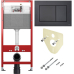 Инсталляция для унитаза Tece Tecebase 2.0 kit 9400414 с кнопкой Тecenow, черный матовый Инсталляция для унитаза Tece Tecebase 2.0 kit 9400414 с кнопкой Тecenow, черный матовый