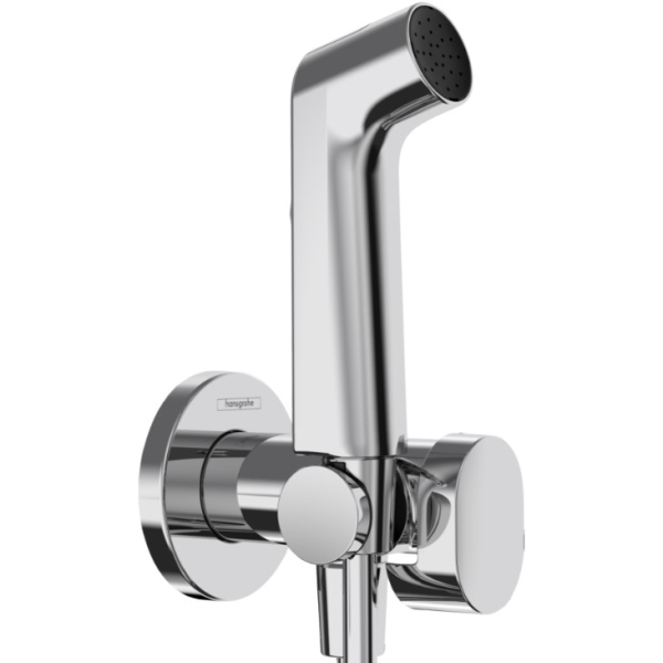 Смеситель с гигиеническим душем Hansgrohe Bidette S EcoSmart 29232000 встраиваемый, хром
