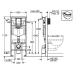 Инсталляция для унитаза Grohe Rapid SL 38721001, с кнопкой
