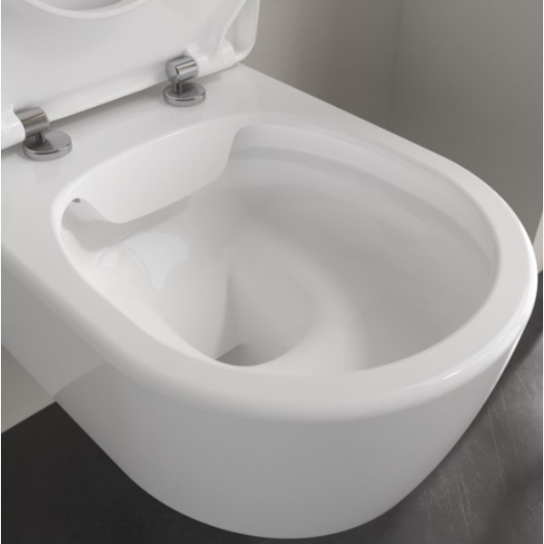 Унитаз Villeroy&Boch Avento подвесной, с крышкой слим микролифт Унитаз Villeroy&Boch Avento подвесной, с крышкой слим микролифт