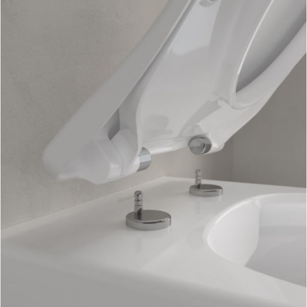 Унитаз Villeroy&Boch Avento подвесной, с крышкой слим микролифт Унитаз Villeroy&Boch Avento подвесной, с крышкой слим микролифт