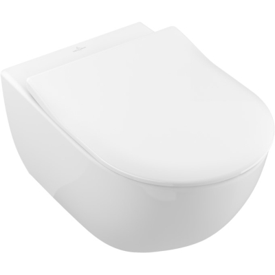Унитаз Villeroy&Boch Subway 2.0 подвесной, с крышкой слим микролифт