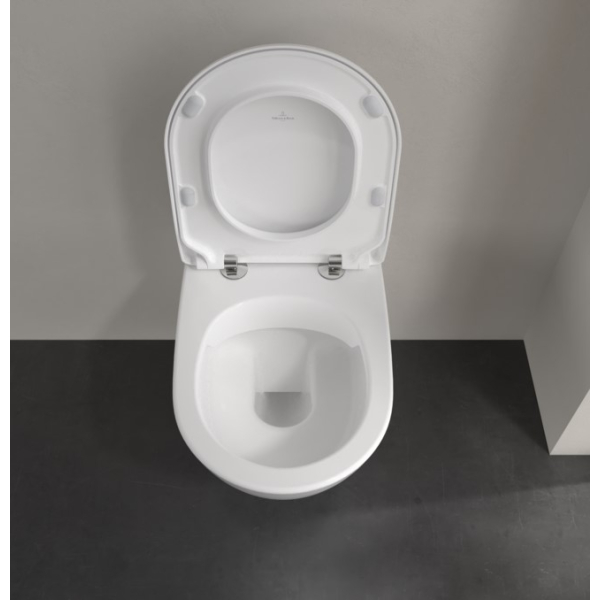 Унитаз Villeroy&Boch Subway 2.0 подвесной, с крышкой слим микролифт Унитаз Villeroy&Boch Subway 2.0 подвесной, с крышкой слим микролифт