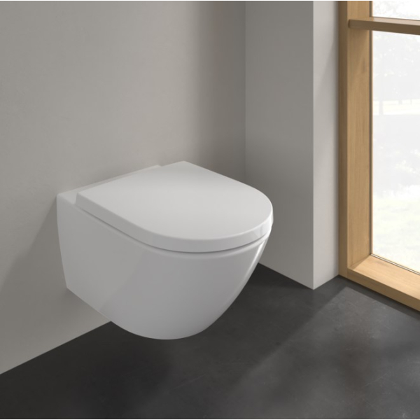Унитаз Villeroy&Boch Subway 3.0 подвесной, с крышкой микролифт Унитаз Villeroy&Boch Subway 3.0 подвесной, с крышкой микролифт