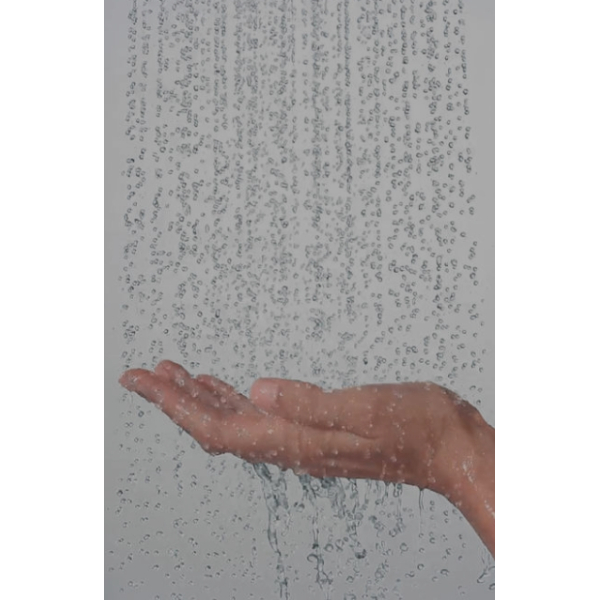 Душевая стойка с тропическим душем Hansgrohe Crometta E Showerpipe 240 1jet 27271000 с термостатом для душа, хром Душевая стойка с тропическим душем Hansgrohe Crometta E Showerpipe 240 1jet 27271000 с термостатом для душа, хром
