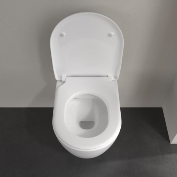 Унитаз Villeroy&Boch Avento подвесной, с крышкой слим микролифт Унитаз Villeroy&Boch Avento подвесной, с крышкой слим микролифт