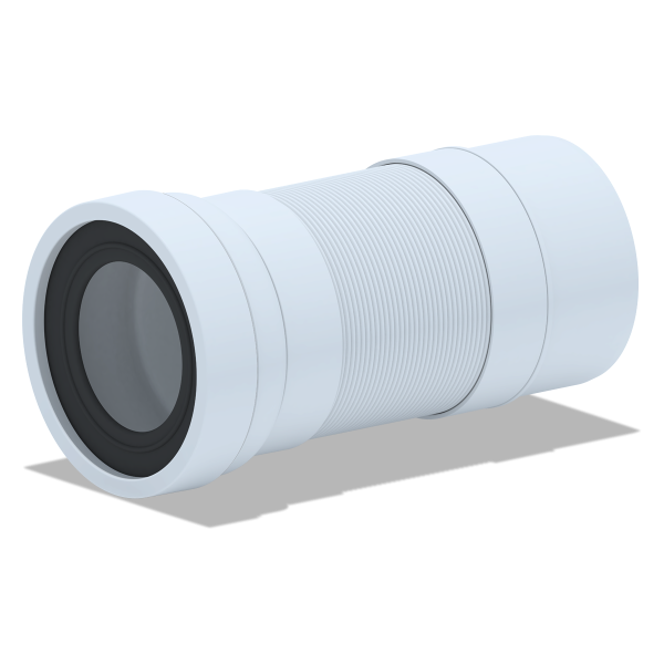 К721R Удлинитель гибкий для унитаза выпуск 110мм (310-840мм)