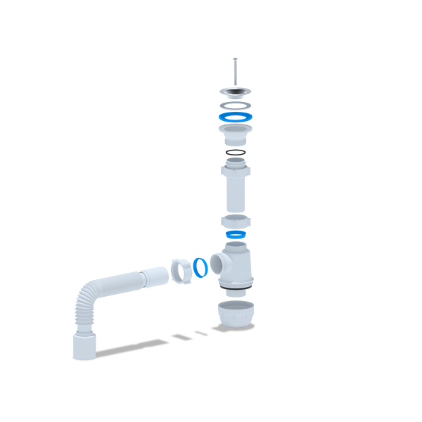 А0110 Сифон Ани Грот 1 1/2"х40 c г тр 40х50