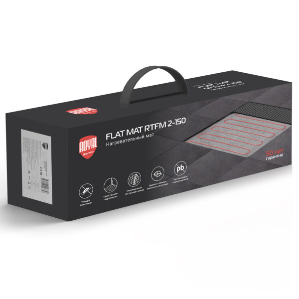 Комплект теплого пола Royal Thermo Flat Mat RTFM 2-150-8 Комплект теплого пола Royal Thermo Flat Mat RTFM 2-150-8