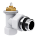 Набор термостатический угловой Royal Thermo Design 1/2"М30х1,5 (Белый) Набор термостатический угловой Royal Thermo Design 1/2"М30х1,5 (Белый)