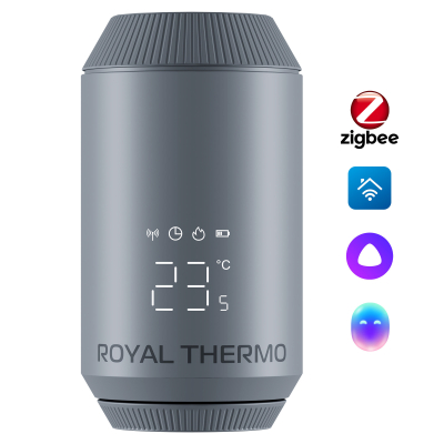 Термостат радиаторный электронный Royal Thermo Smart Heat 2.0, серебристый Термостат радиаторный электронный Royal Thermo Smart Heat 2.0, серебристый