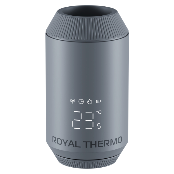 Термостат радиаторный электронный Royal Thermo Smart Heat 2.0, серебристый Термостат радиаторный электронный Royal Thermo Smart Heat 2.0, серебристый