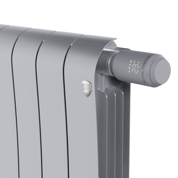 Термостат радиаторный электронный Royal Thermo Smart Heat 2.0, серебристый Термостат радиаторный электронный Royal Thermo Smart Heat 2.0, серебристый