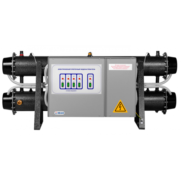 Электроводонагреватель проточный ЭВАН ЭПВН - 72А 30+30+12
