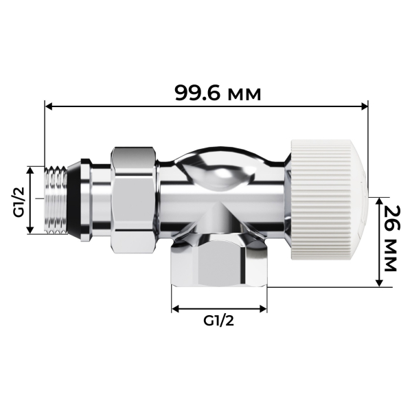 Набор термостатический осевой Royal Thermo Design 1/2"М30х1,5 (Хром) Набор термостатический осевой Royal Thermo Design 1/2"М30х1,5 (Хром)