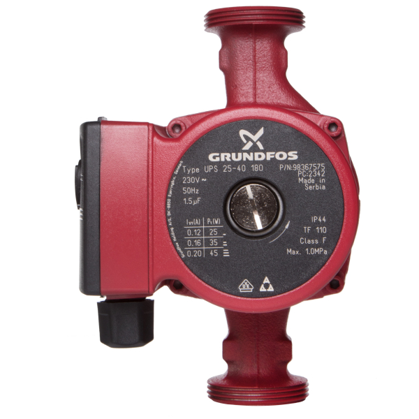 Насос циркуляционный GRUNDFOS UPS 25-40 EU, с гайками Насос циркуляционный GRUNDFOS UPS 25-40 EU, с гайками
