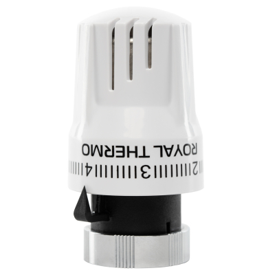 Термоголовка жидкостная Royal Thermo BASIC М30х1,5 (белый) Термоголовка жидкостная Royal Thermo BASIC М30х1,5 (белый)
