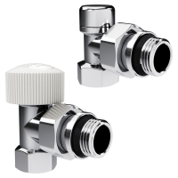Набор термостатический угловой Royal Thermo Design 1/2"М30х1,5 (Хром) Набор термостатический угловой Royal Thermo Design 1/2"М30х1,5 (Хром)