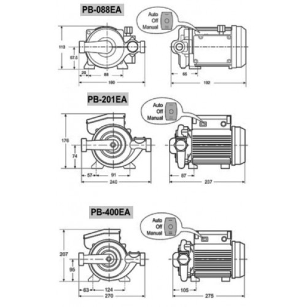 Насос WILO PB-201EA Насос WILO PB-201EA