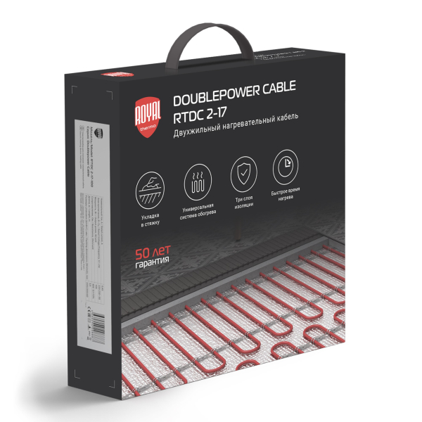 Кабель нагревательный Royal Thermo Doublepower Cable RTDC 2-17-100 (комплект) Кабель нагревательный Royal Thermo Doublepower Cable RTDC 2-17-100 (комплект)