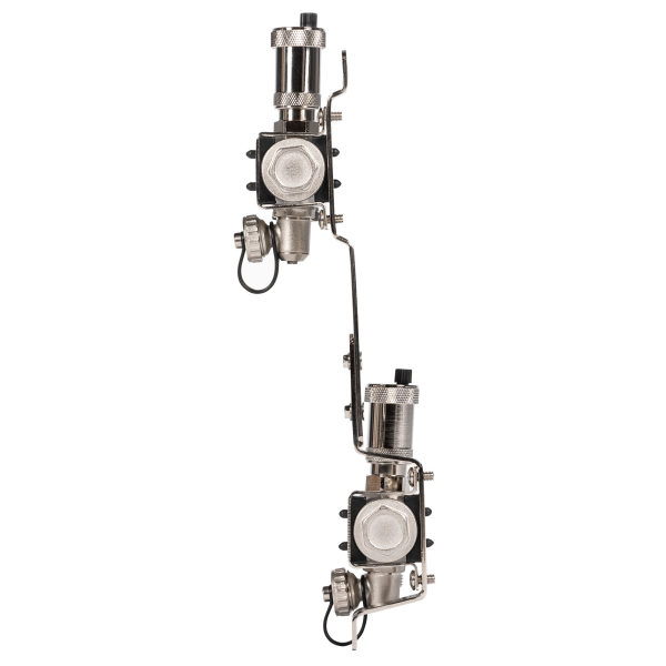 Коллектор Royal Thermo нерж. в сборе с расходомерами 1" ВР-3/4" НР с автомат. воздухоотвод-ми 6 вых. Коллектор Royal Thermo нерж. в сборе с расходомерами 1" ВР-3/4" НР с автомат. воздухоотвод-ми 6 вых.