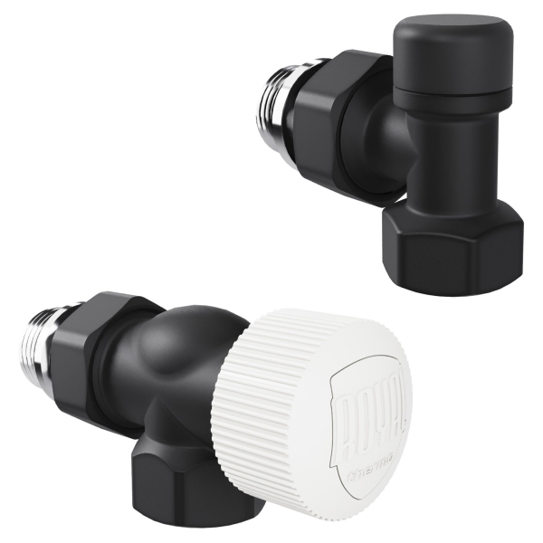 Набор термостатический осевой Royal Thermo Design 1/2"М30х1,5 (Черный) Набор термостатический осевой Royal Thermo Design 1/2"М30х1,5 (Черный)