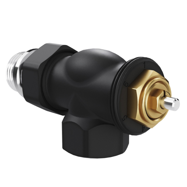 Набор термостатический осевой Royal Thermo Design 1/2"М30х1,5 (Черный) Набор термостатический осевой Royal Thermo Design 1/2"М30х1,5 (Черный)