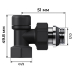 Набор термостатический осевой Royal Thermo Design 1/2"М30х1,5 (Черный) Набор термостатический осевой Royal Thermo Design 1/2"М30х1,5 (Черный)