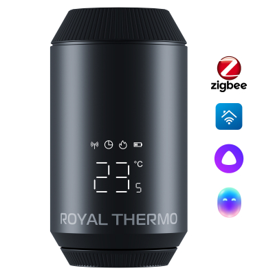 Термостат радиаторный электронный Royal Thermo Smart Heat 2.0, черный Термостат радиаторный электронный Royal Thermo Smart Heat 2.0, черный