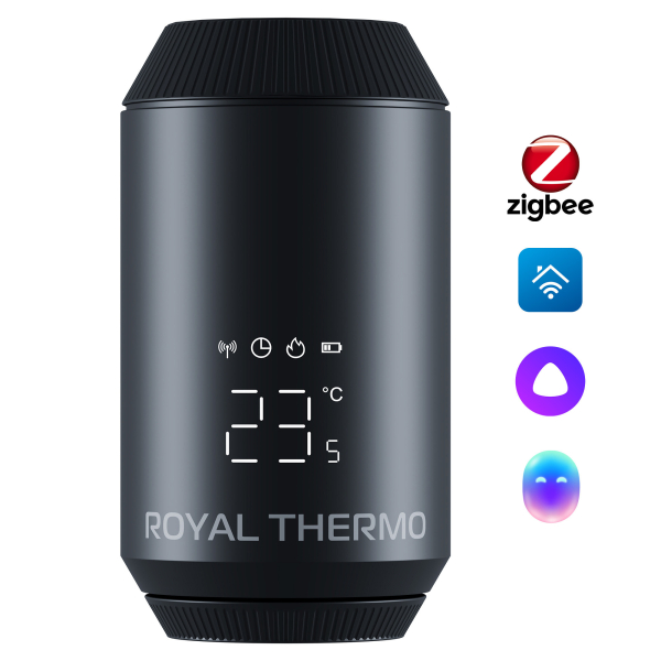 Термостат радиаторный электронный Royal Thermo Smart Heat 2.0, черный